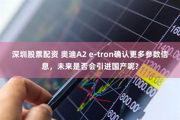 深圳股票配资 奥迪A2 e-tron确认更多参数信息，未来是否会引进国产呢?