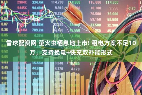 雪球配资网 萤火虫栖息地上市! 租电方案不足10万，支持换电+快充双补能形式
